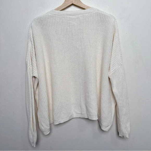 Emma Knudsen Womens XS Ribbed Kate Sweater In White - Picture 16 of 16